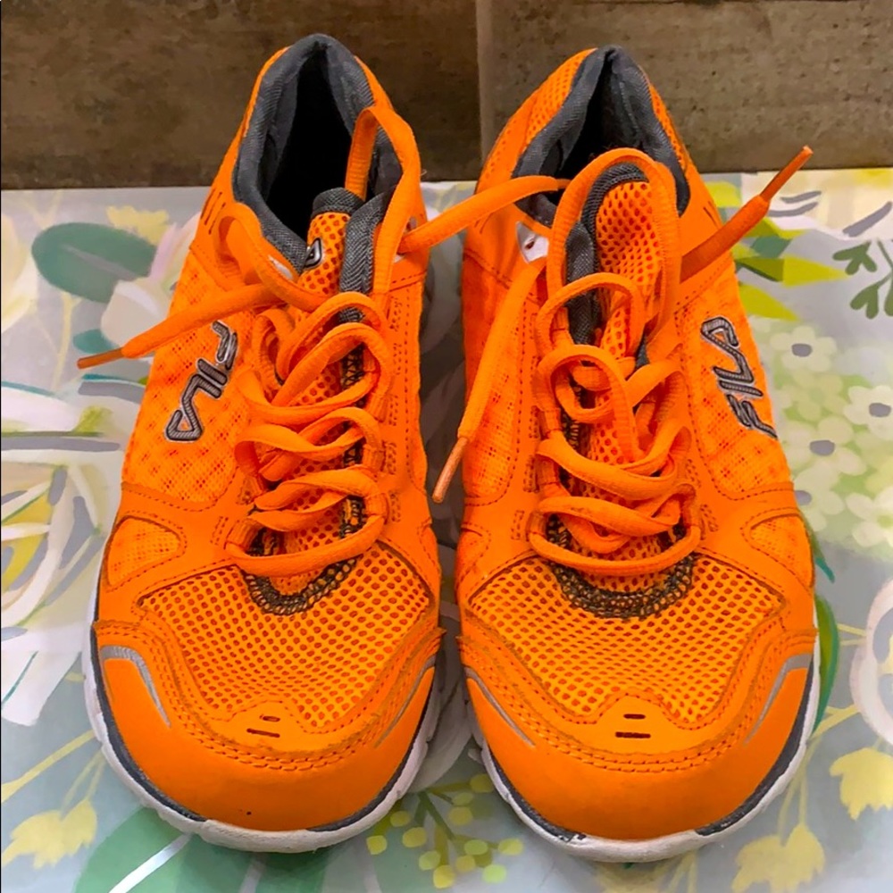 Fila Bright Orange Sneakers